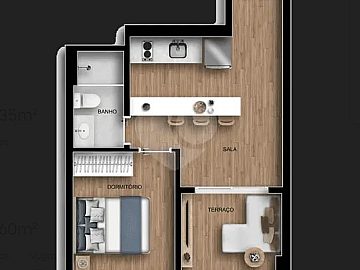 Studio - Venda - Mirand�polis - S�o Paulo - SP